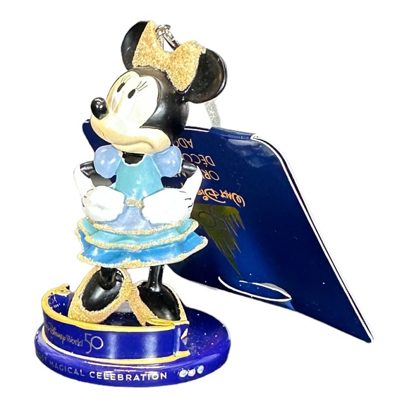 2021 Disney Walt Disney World 50th Anniversary Minnie Mouse Figural Ornament - Picture 3 of 3
